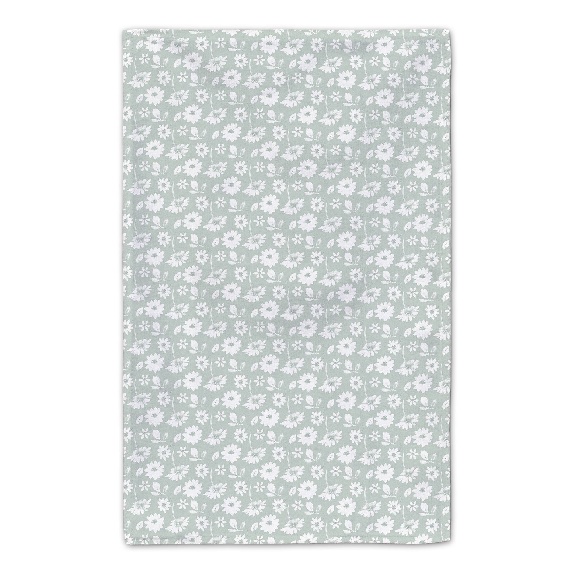 Mint Flower Market Tea Towel Set